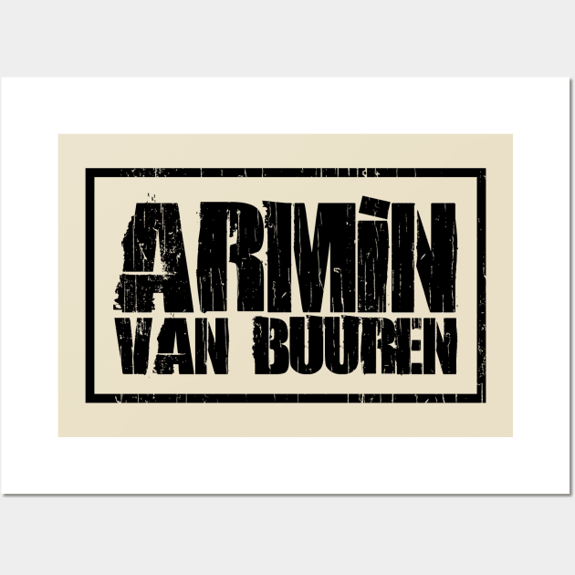 Retro Design Armin Van Buuren Wall Art by LEMESGAKPROVE